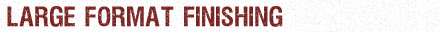 Nationwide Laminating & Finishing: Large Format Finishing Services